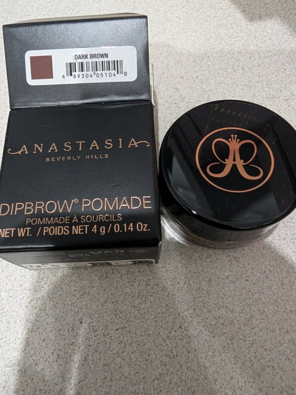 Anastasia dipbrow promenade dark brown